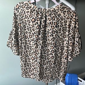 Cheetah blouse from target